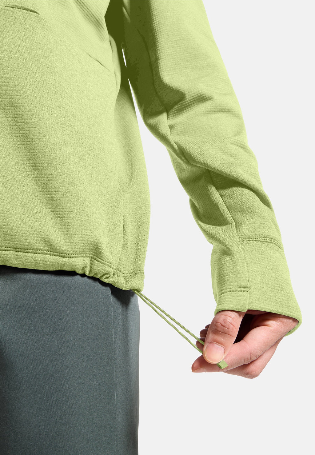 The Essentials grid fleece half-zip multisport mid layer