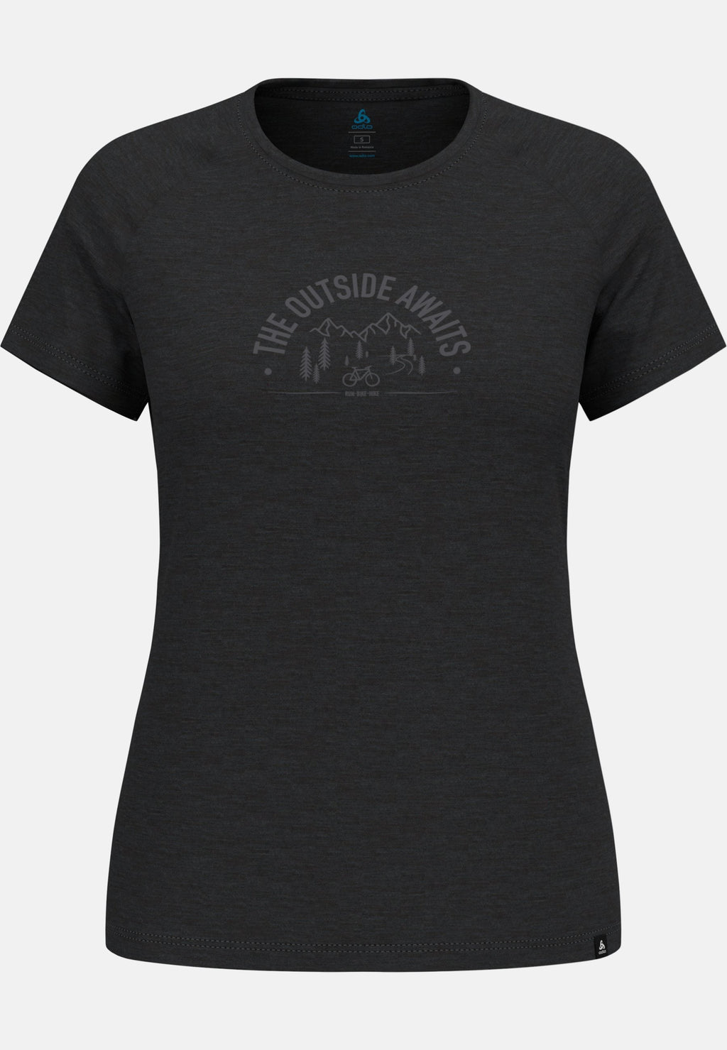 The Ride 365 Performance Wool 130 print t-shirt