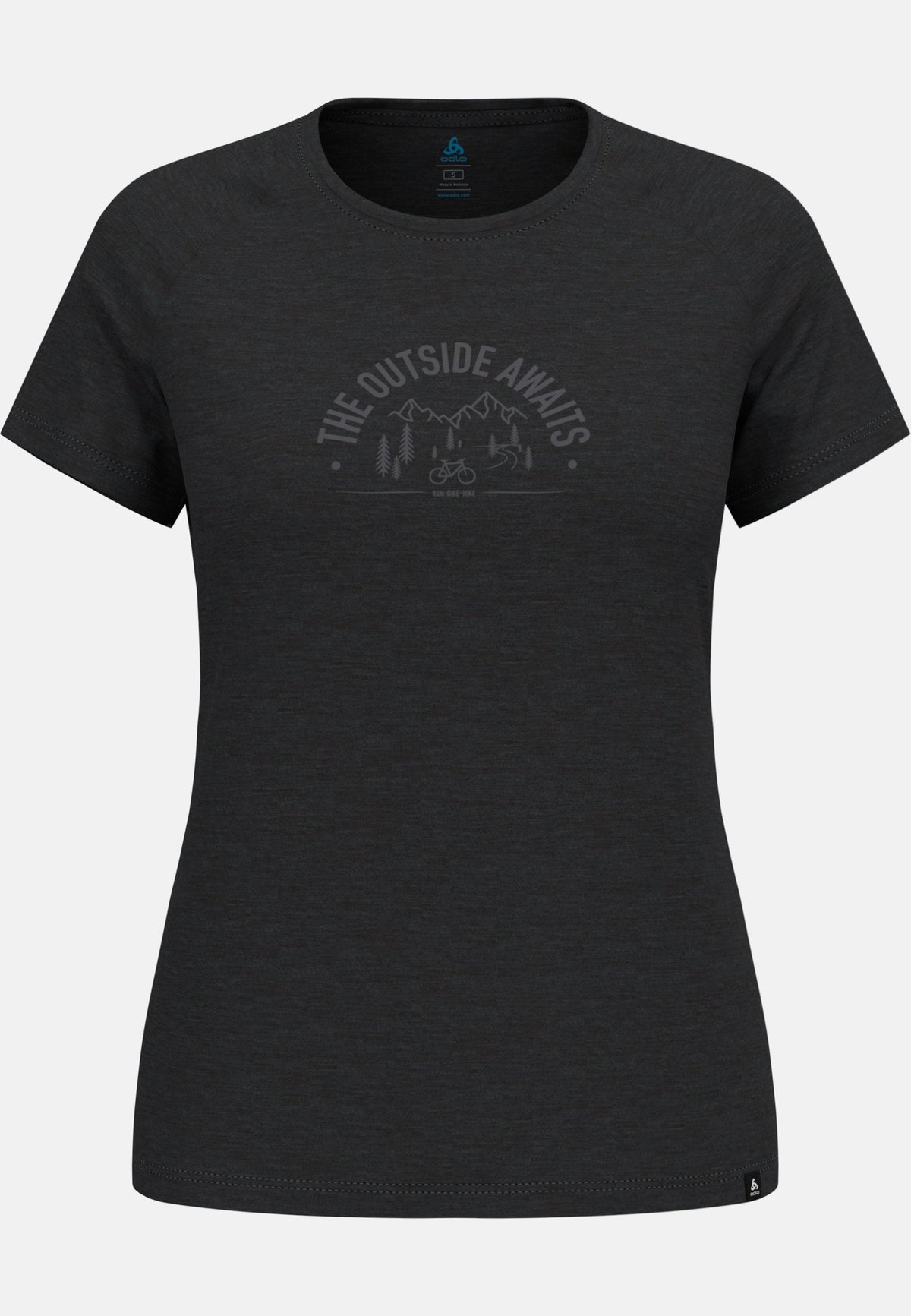 The Ride 365 Performance Wool 130 print t-shirt