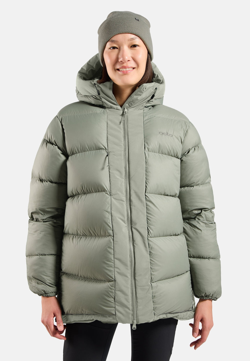 The Ascent reversible down hooded parka