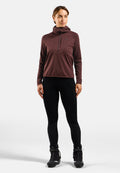 The Zeroweight Pro Performance Wool windproof seamless hooded mid layer