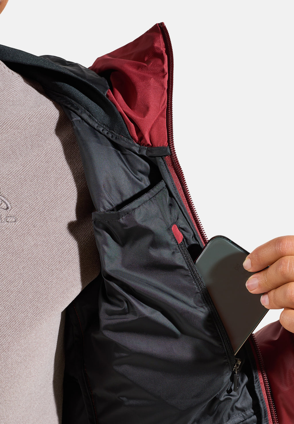 The Severin N-Thermic recycled down hooded jacket