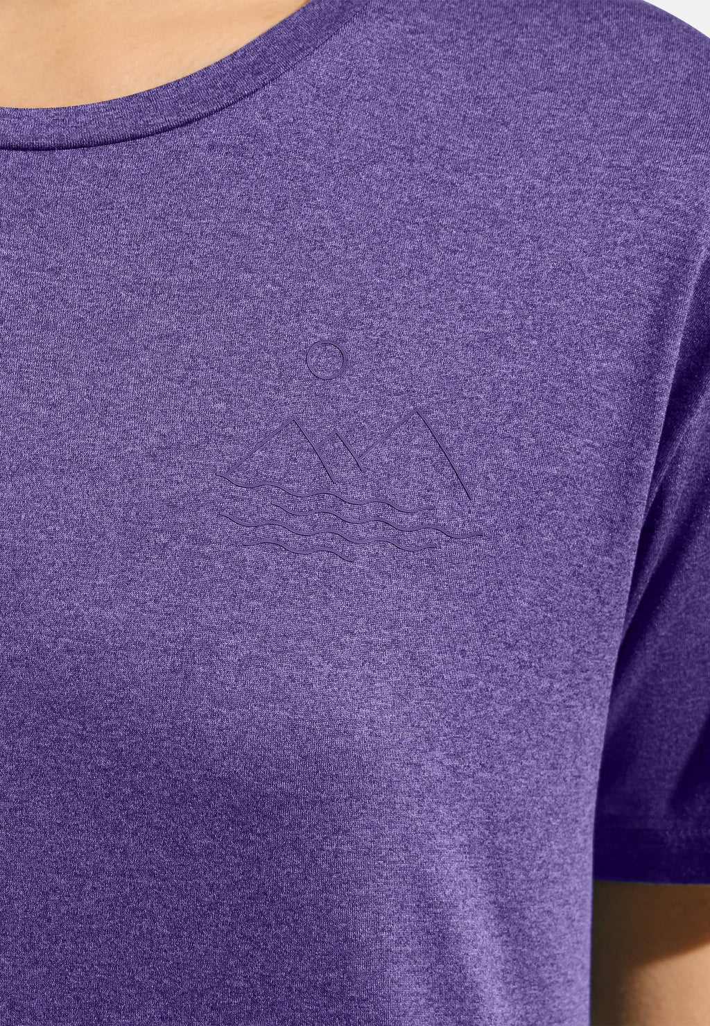Ascent sun sea mountains t-shirt