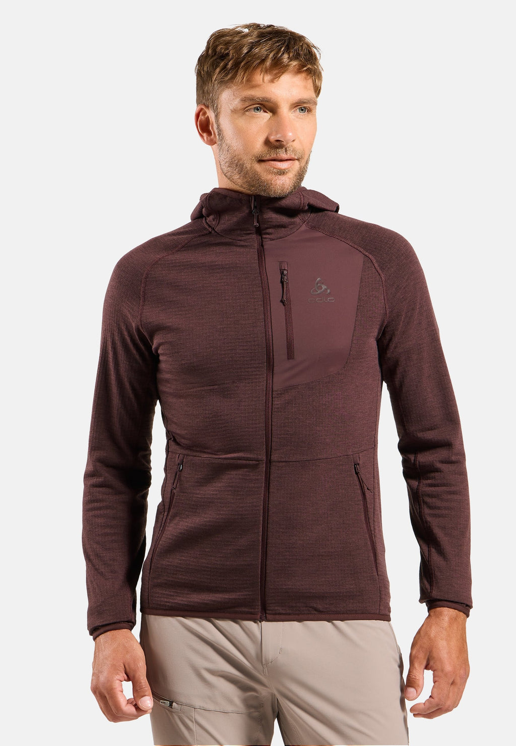 The Ascent mid layer hooded zip