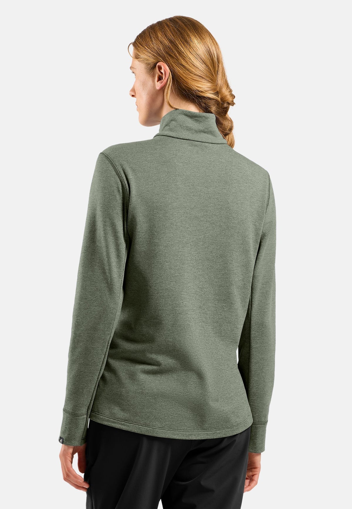 The Essentials grid fleece full-zip multisport mid layer