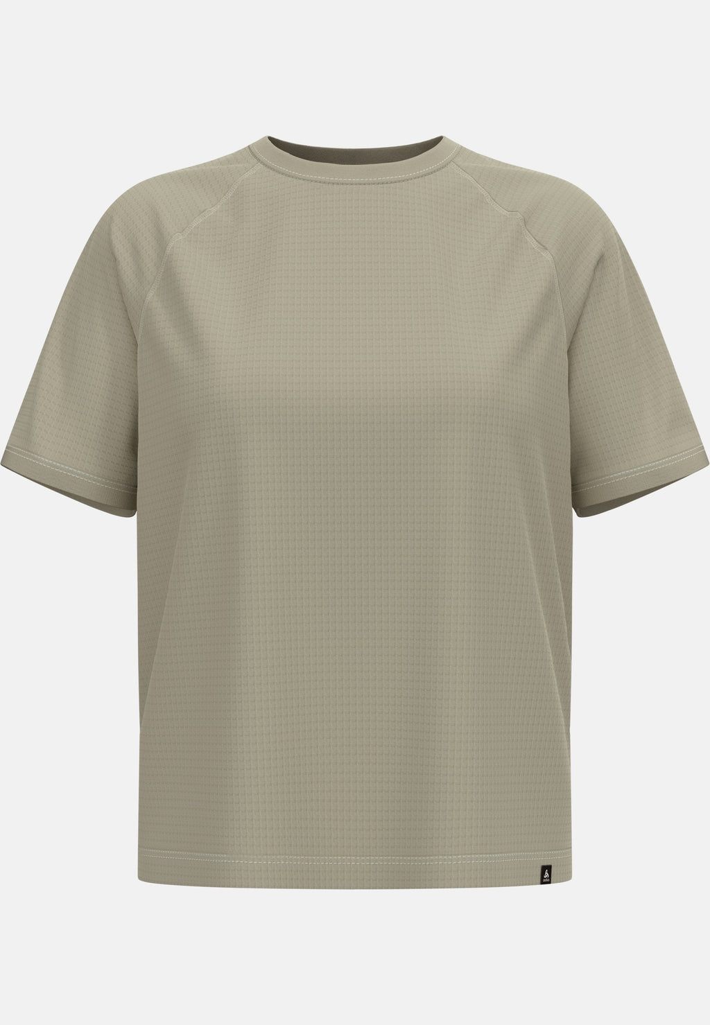 The Ascent merino-blend waffle cropped short-sleeve t-shirt