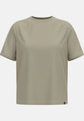 The Ascent merino-blend waffle cropped short-sleeve t-shirt