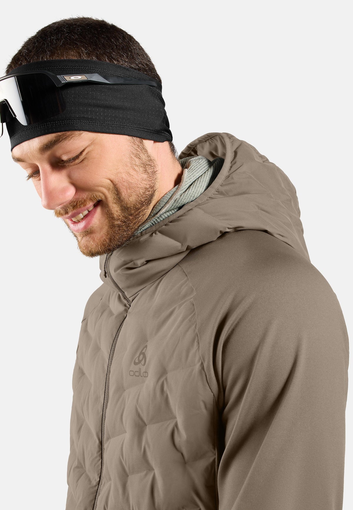 The Zeroweight Insulator hybrid mid layer hooded zip