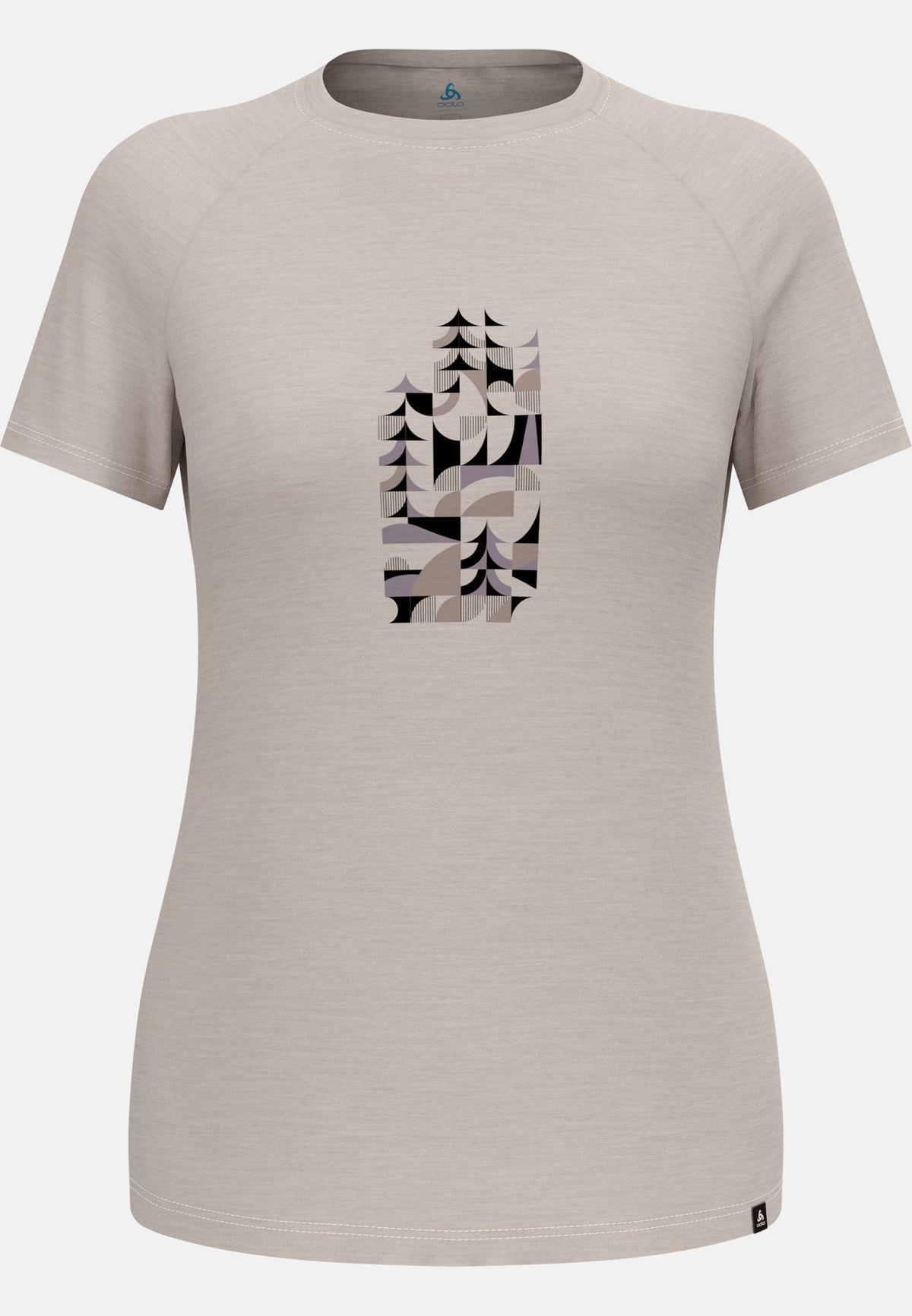 The Merino blend 130 print t-shirt