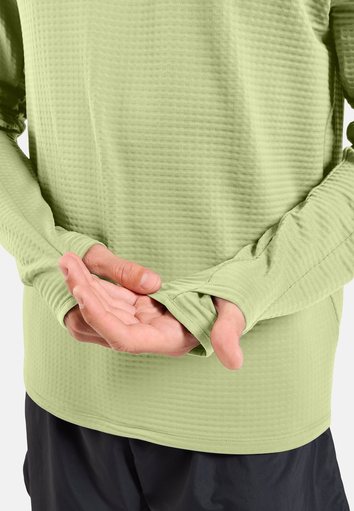 The Essentials Thermal hooded running mid layer