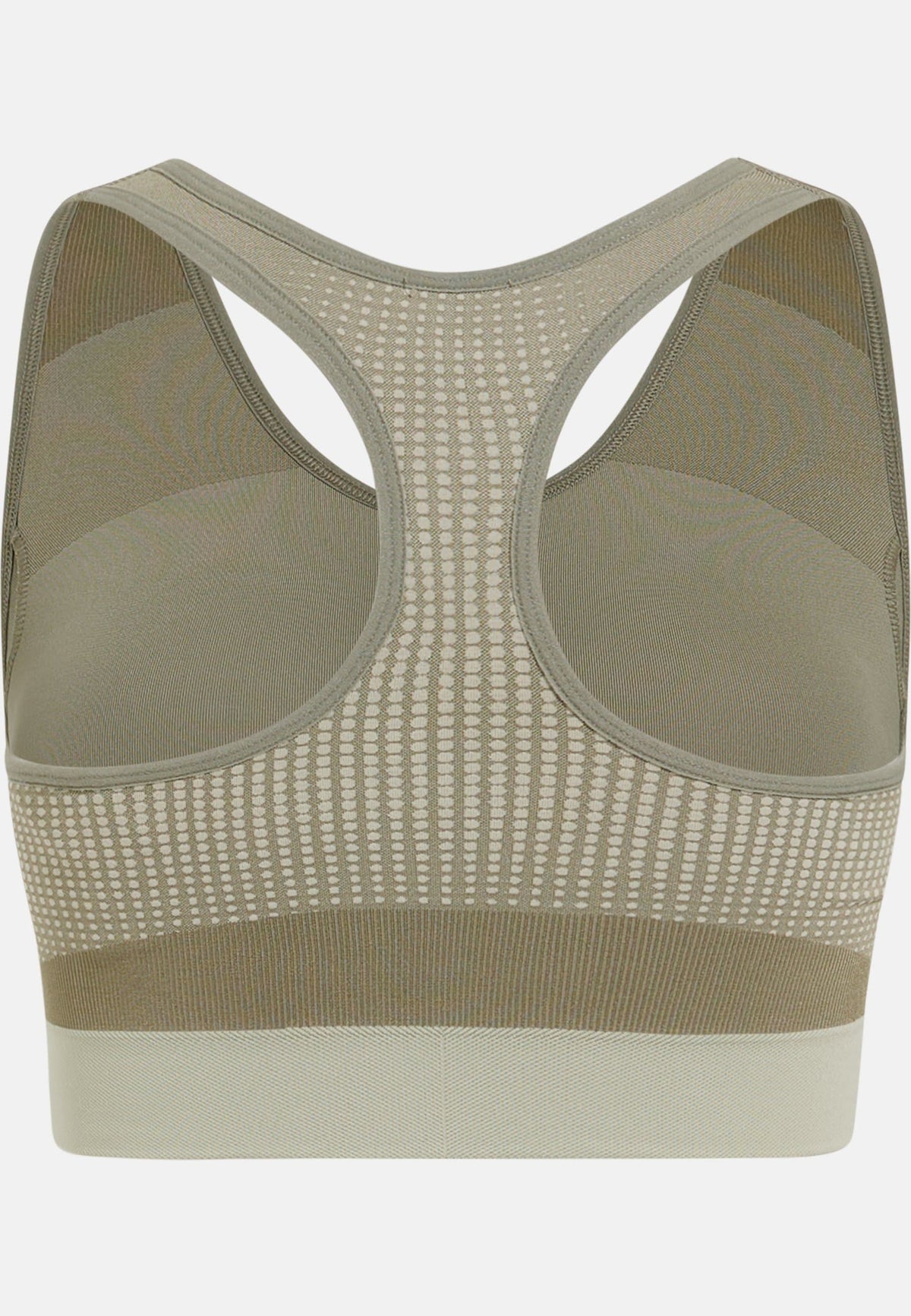 The Seamless zip high-support sports bra