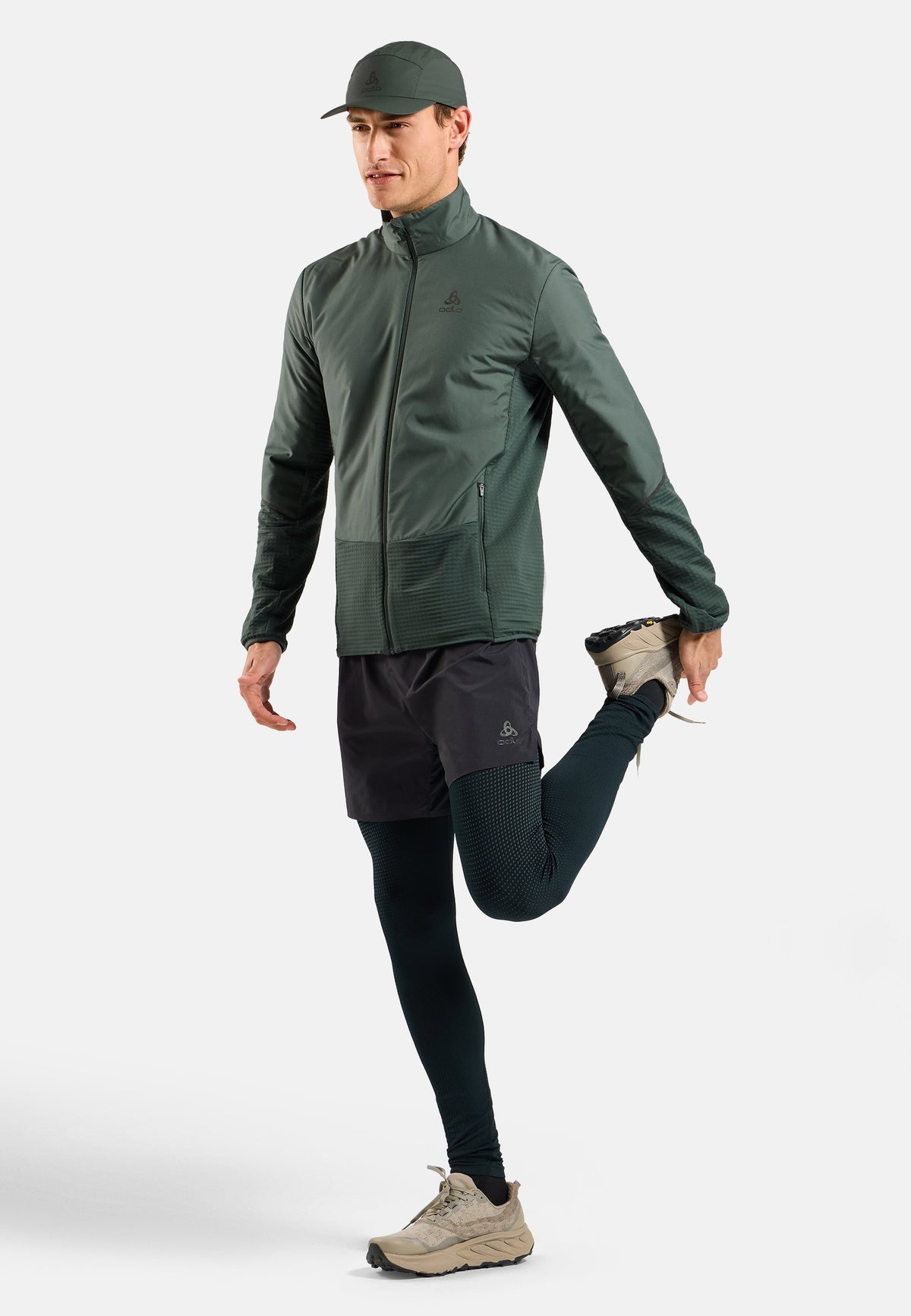 The Essentials Insulator hybrid running jacket