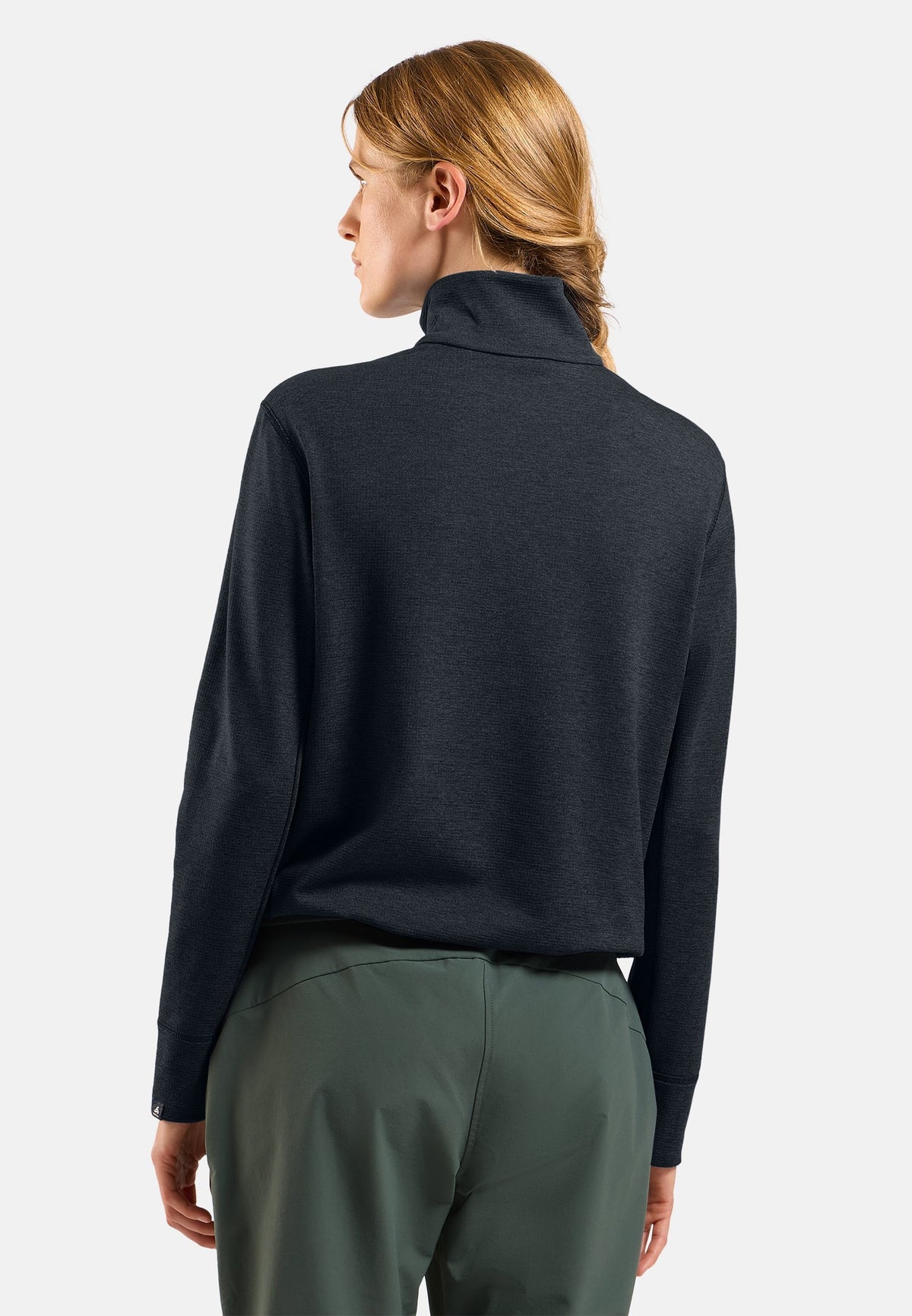 The Essentials grid fleece half-zip multisport mid layer