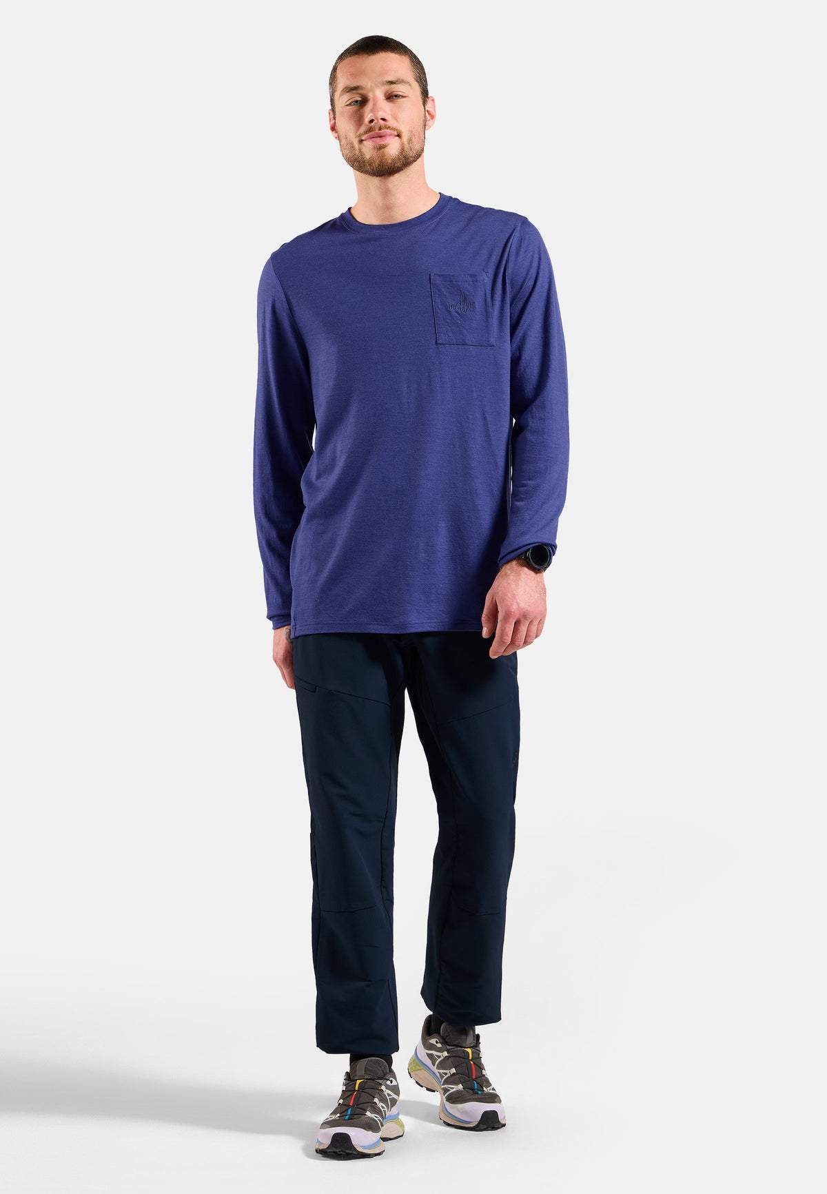 The Ascent merino 200 pocket long sleeve t-shirt