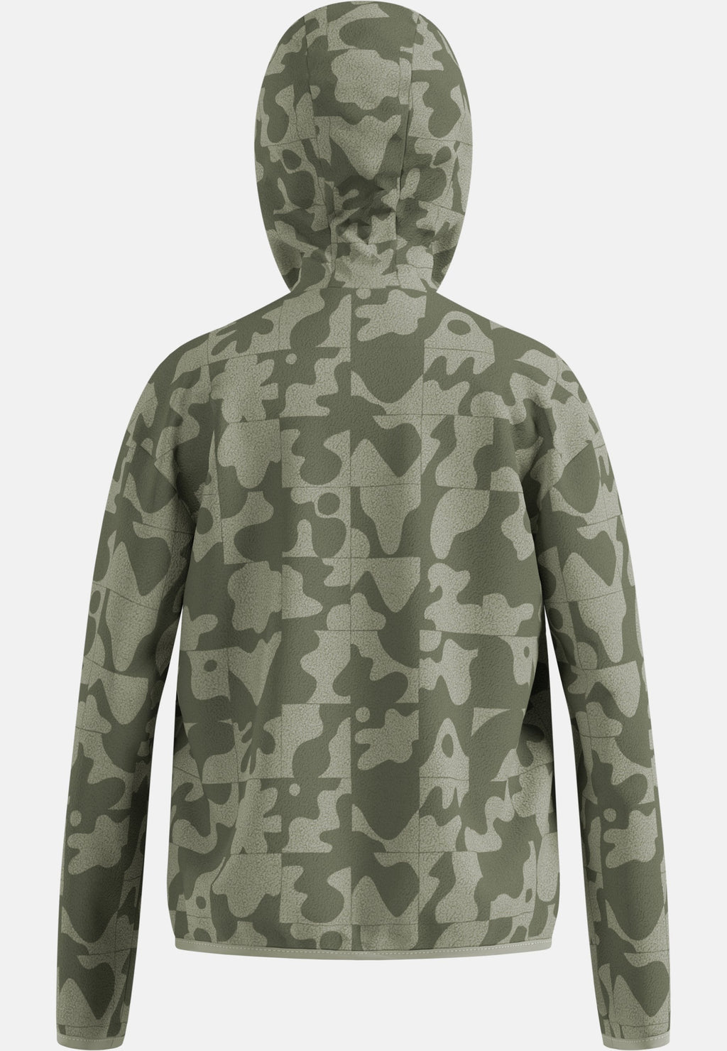 The Adventurer Collection high-pile full-zip graphic hooded mid layer