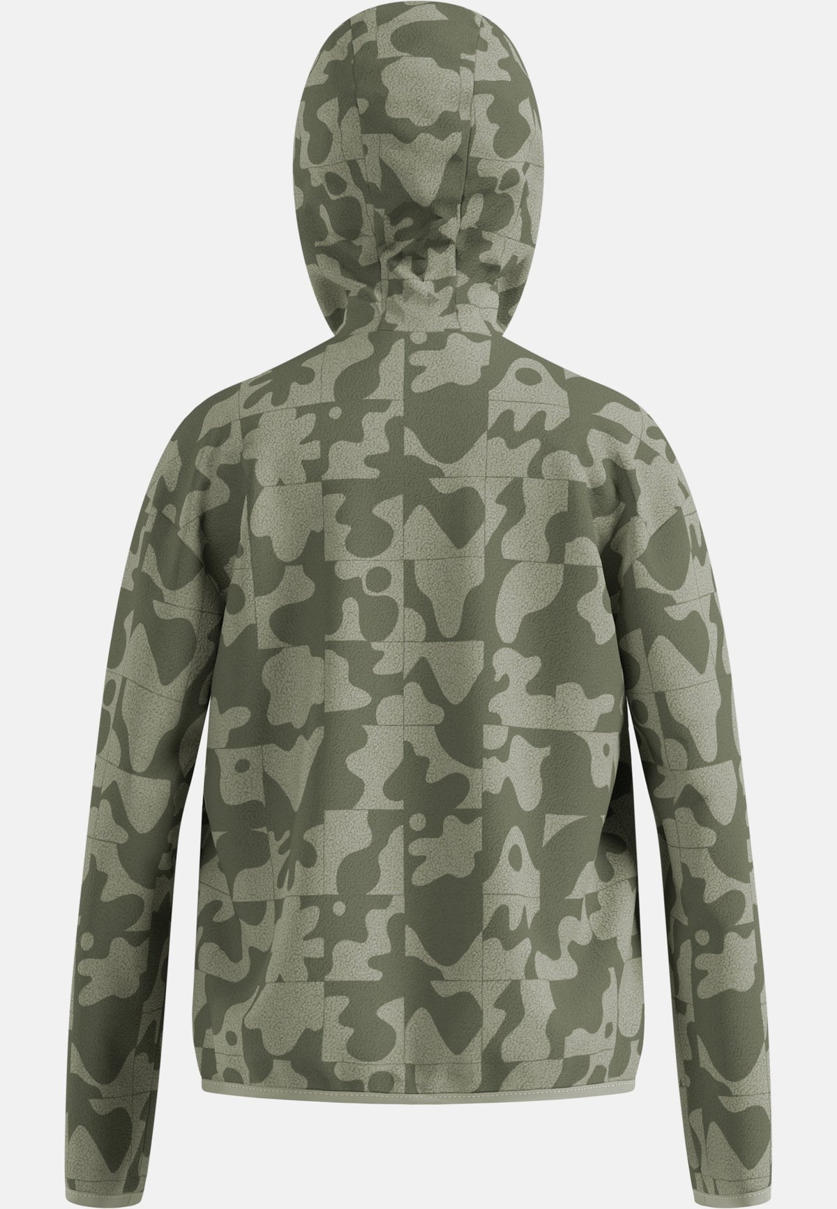 The Adventurer Collection high-pile full-zip graphic hooded mid layer