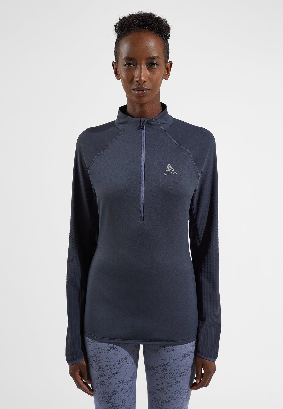 The Zeroweight mid layer running half-zip