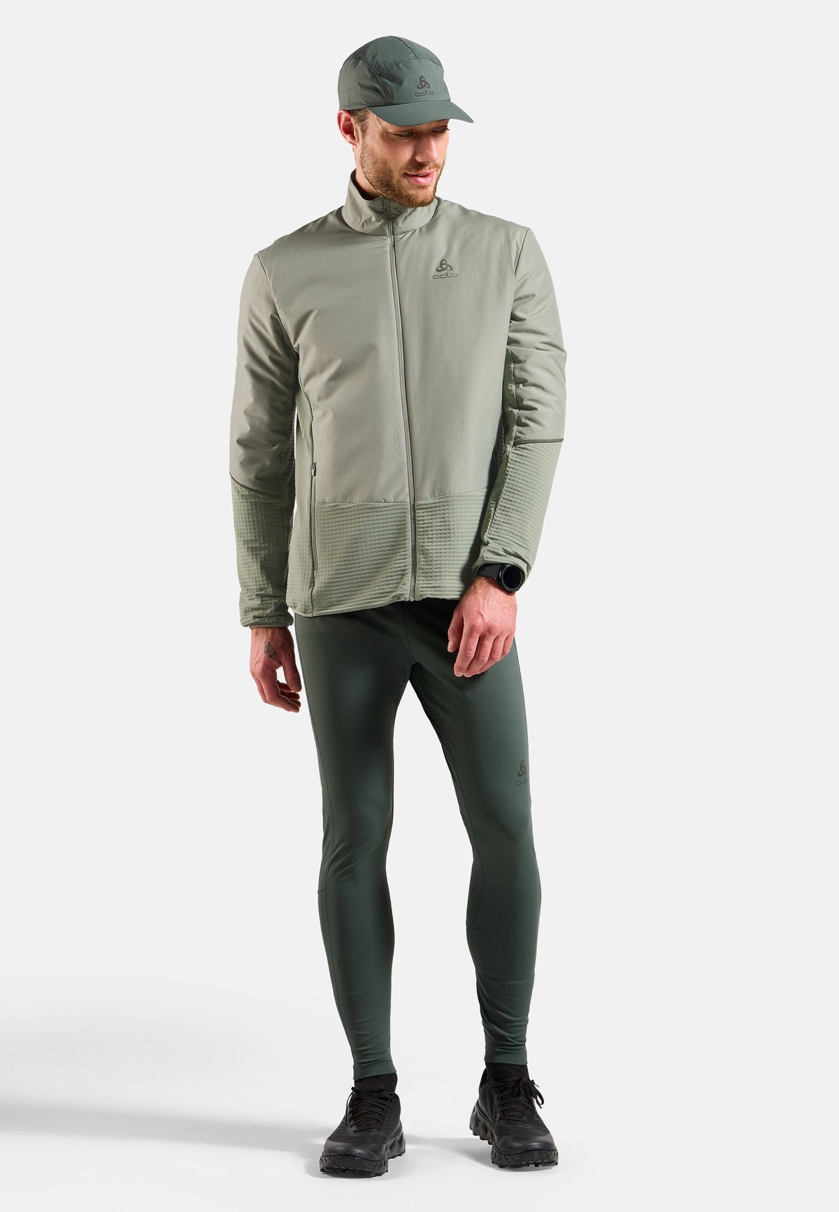 The Essentials Insulator hybrid running jacket