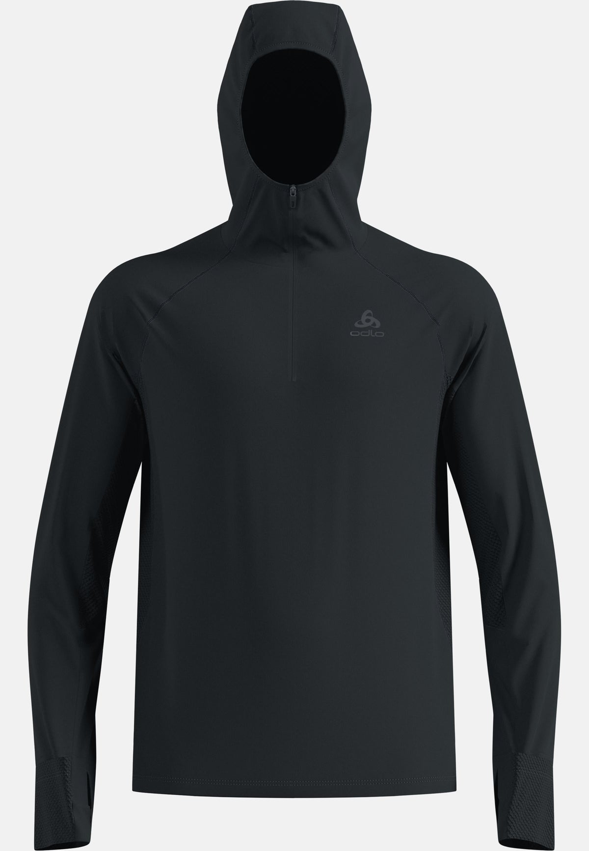 The X-Alp half-zip hooded trail running mid layer