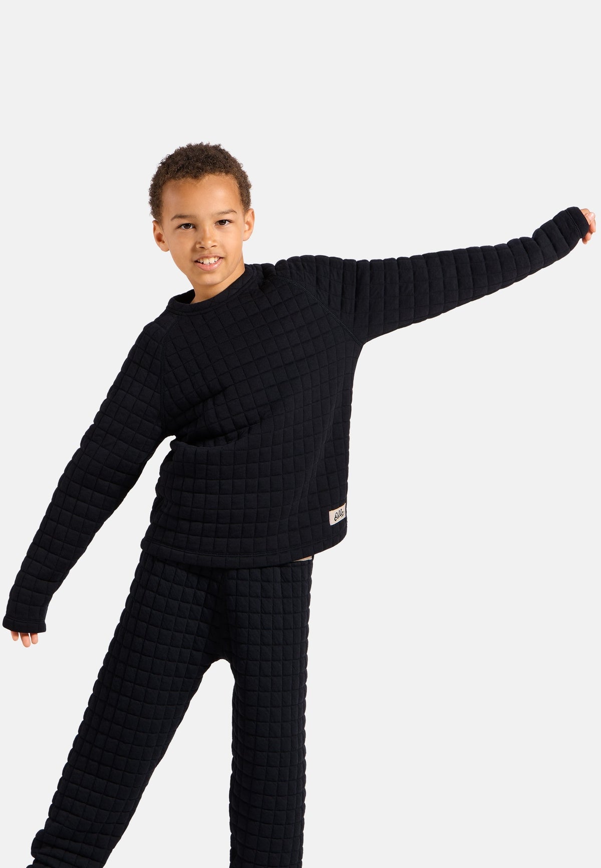 The Adventurer Collection quilted kids' crewneck top