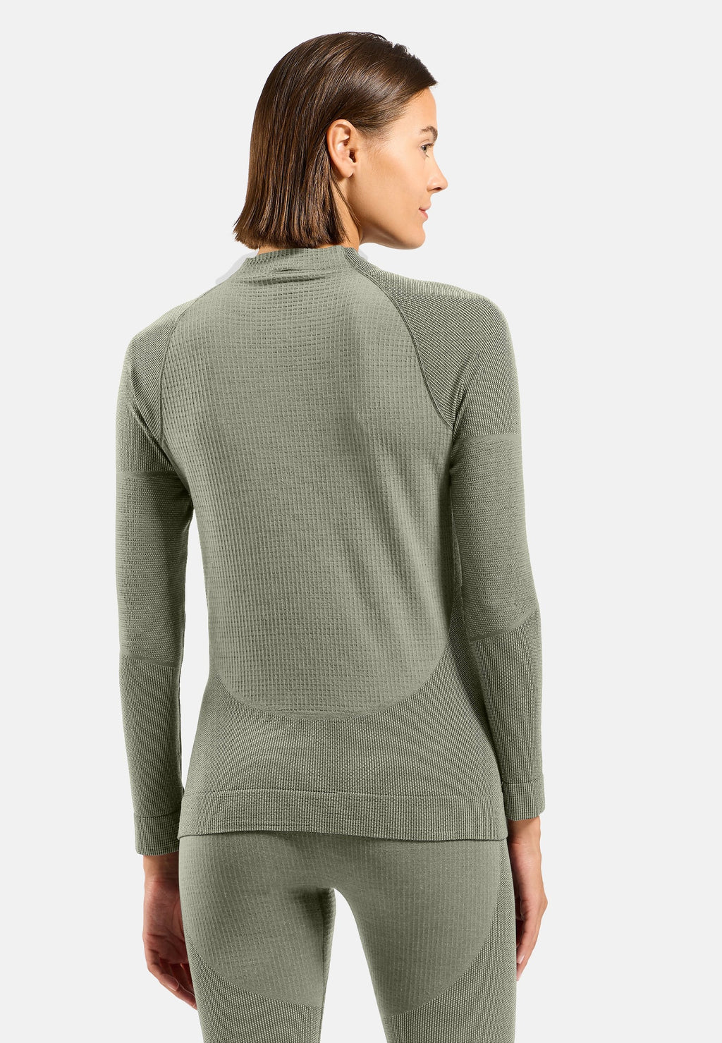 The Seamless Performance Wool crewneck base layer top