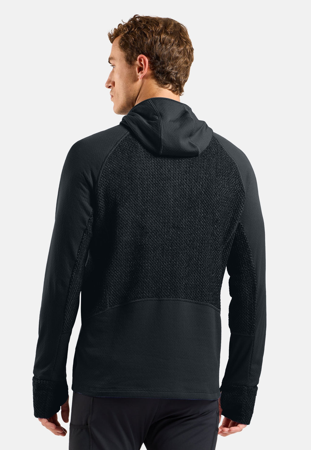 The X-Alp half-zip hooded trail running mid layer