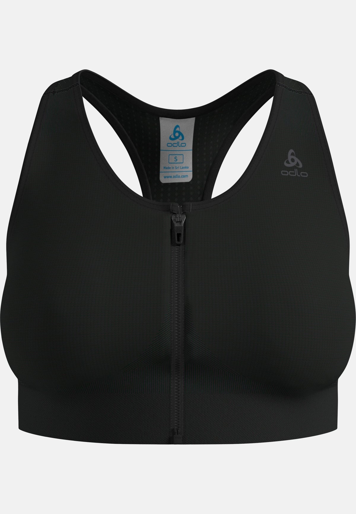 The Seamless zip high-support sports bra
