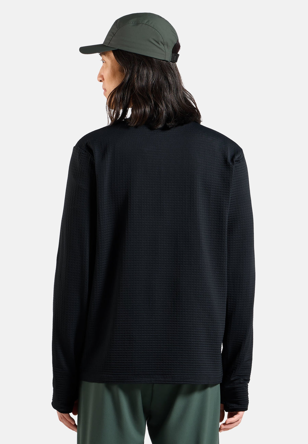 The Essentials Thermal half-zip running mid layer