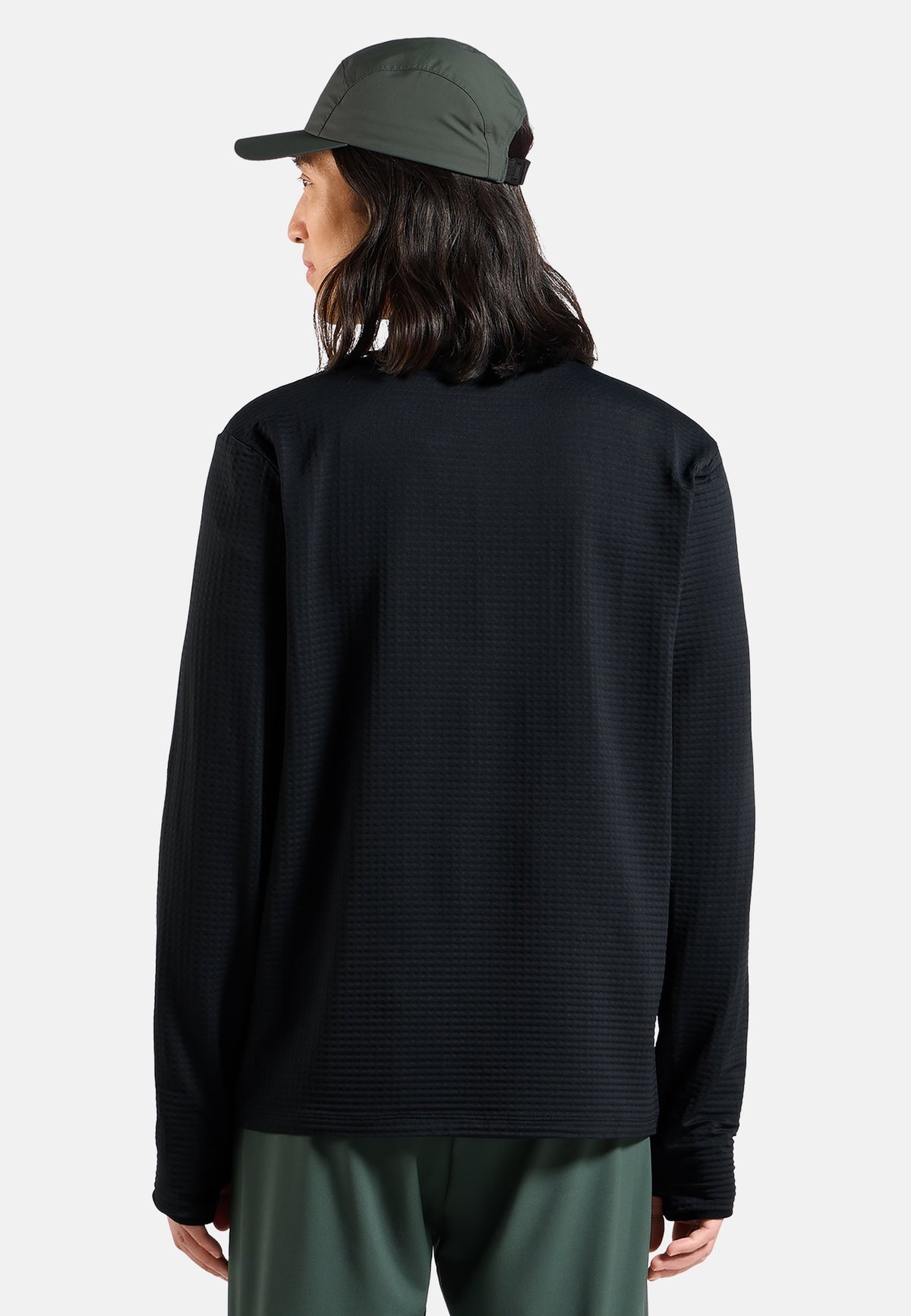 The Essentials Thermal half-zip running mid layer