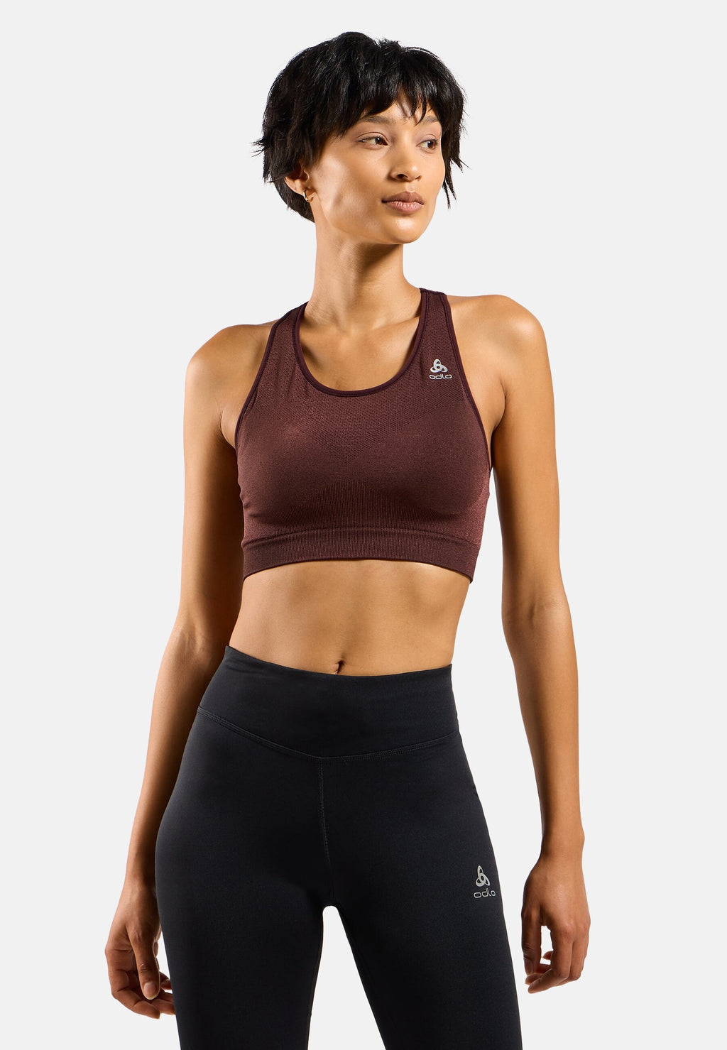The Ceramicool Seamless Medium Sports Bra