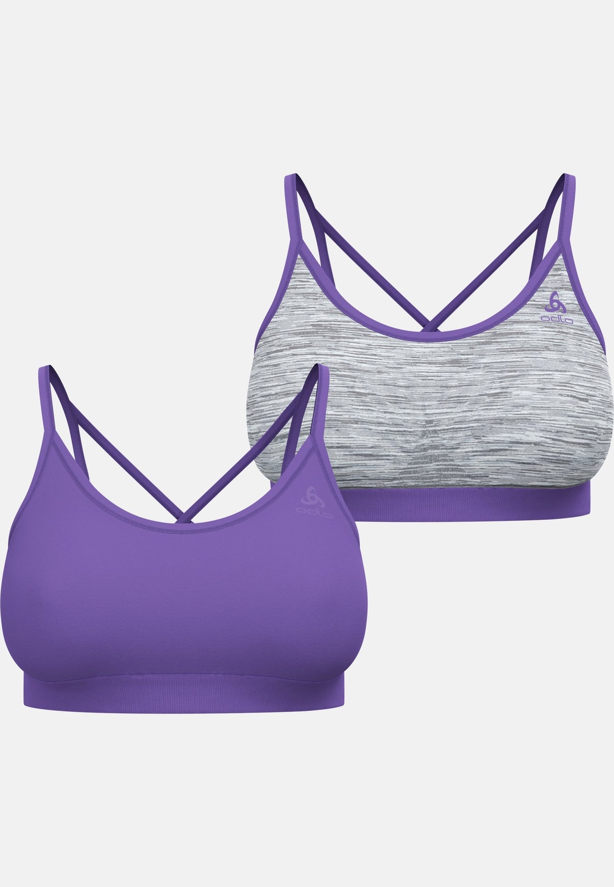 The Seamless soft-support reversible sports bra
