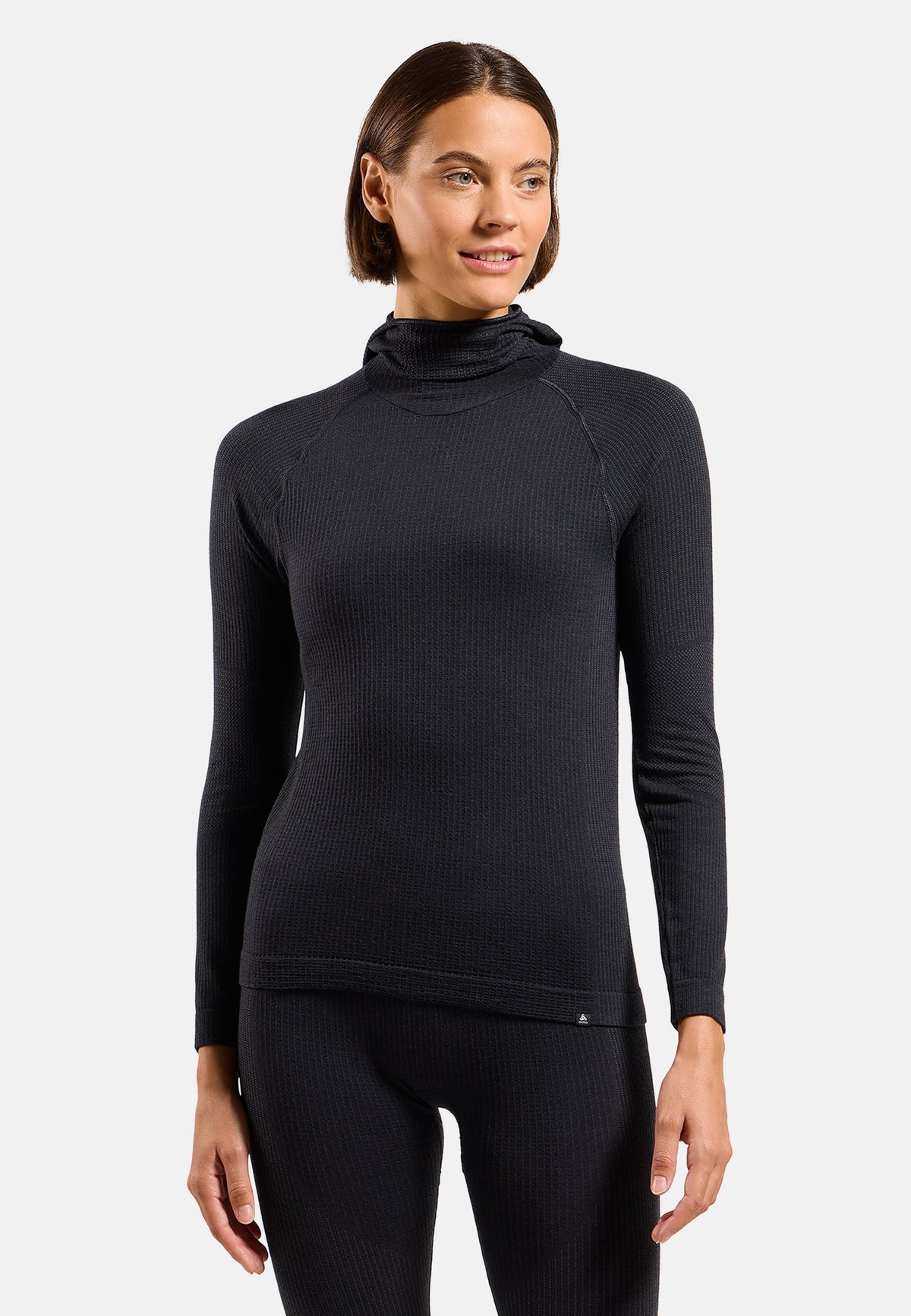 The Seamless Performance Wool base layer top with facemask