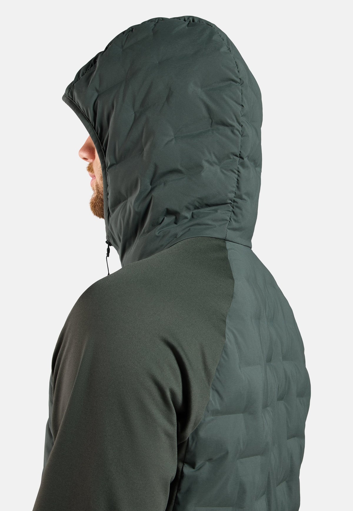 The Zeroweight Insulator hybrid mid layer hooded zip