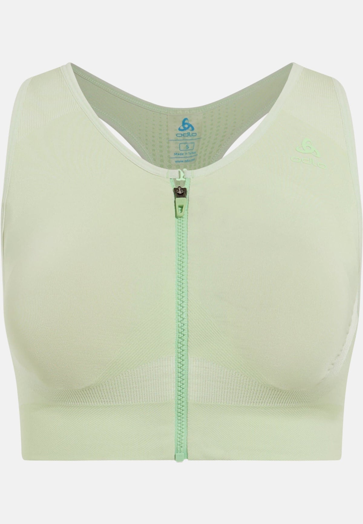 The Seamless zip high-support sports bra