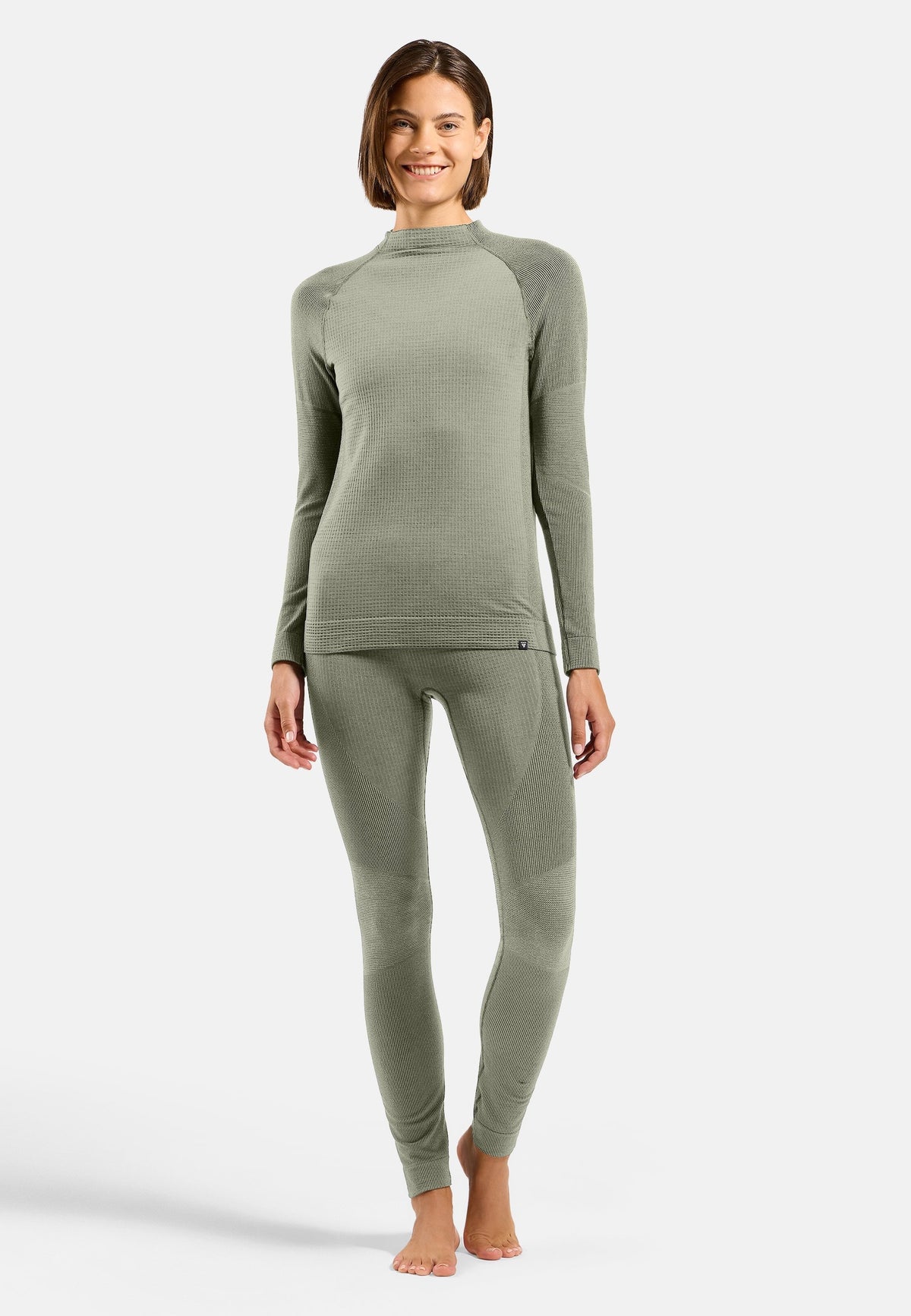 The Seamless Performance Wool crewneck base layer top