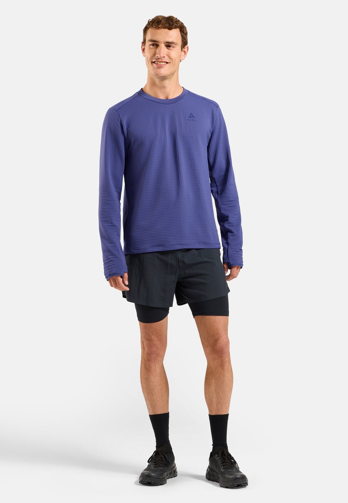 The Essentials Thermal crewneck running mid layer