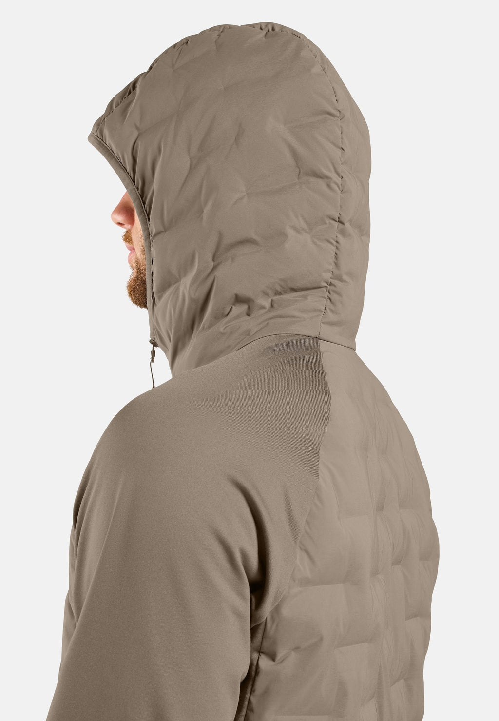 The Zeroweight Insulator hybrid mid layer hooded zip