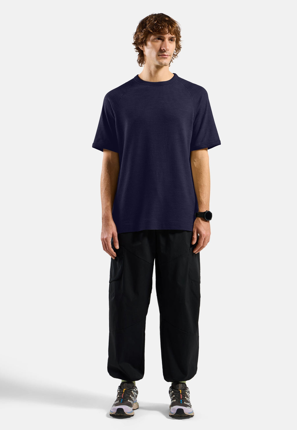 The Ascent merino blend waffle short-sleeve t-shirt
