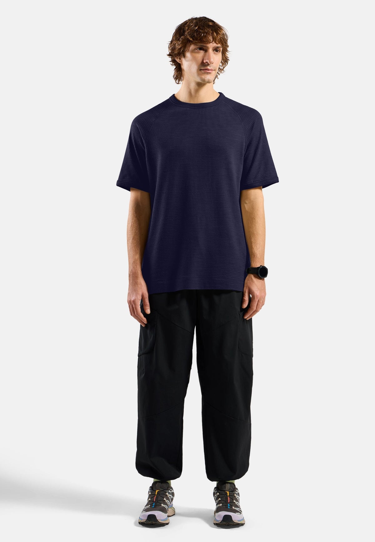 The Ascent merino blend waffle short-sleeve t-shirt