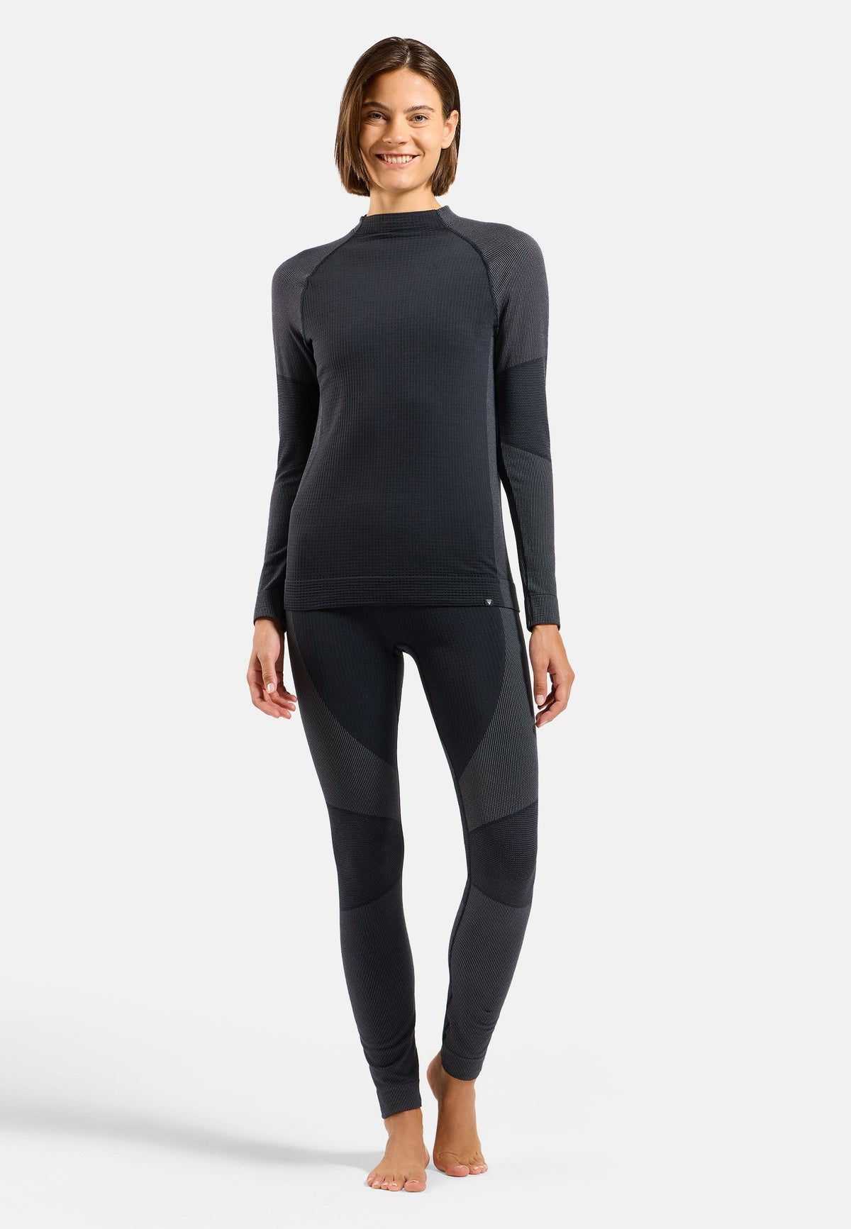 The Seamless Performance Wool crewneck base layer top