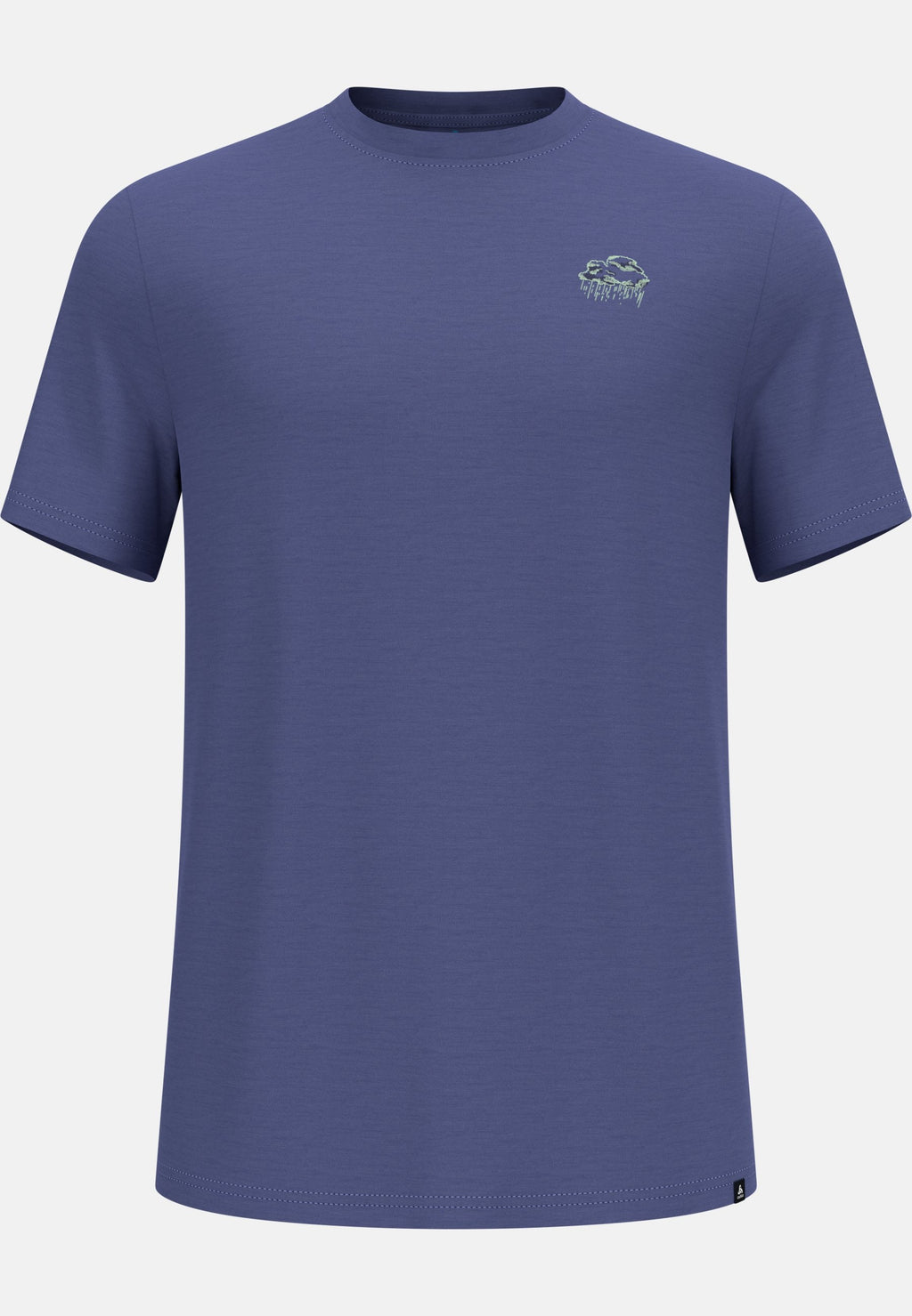 The Ascent merino 160 raincloud t-shirt