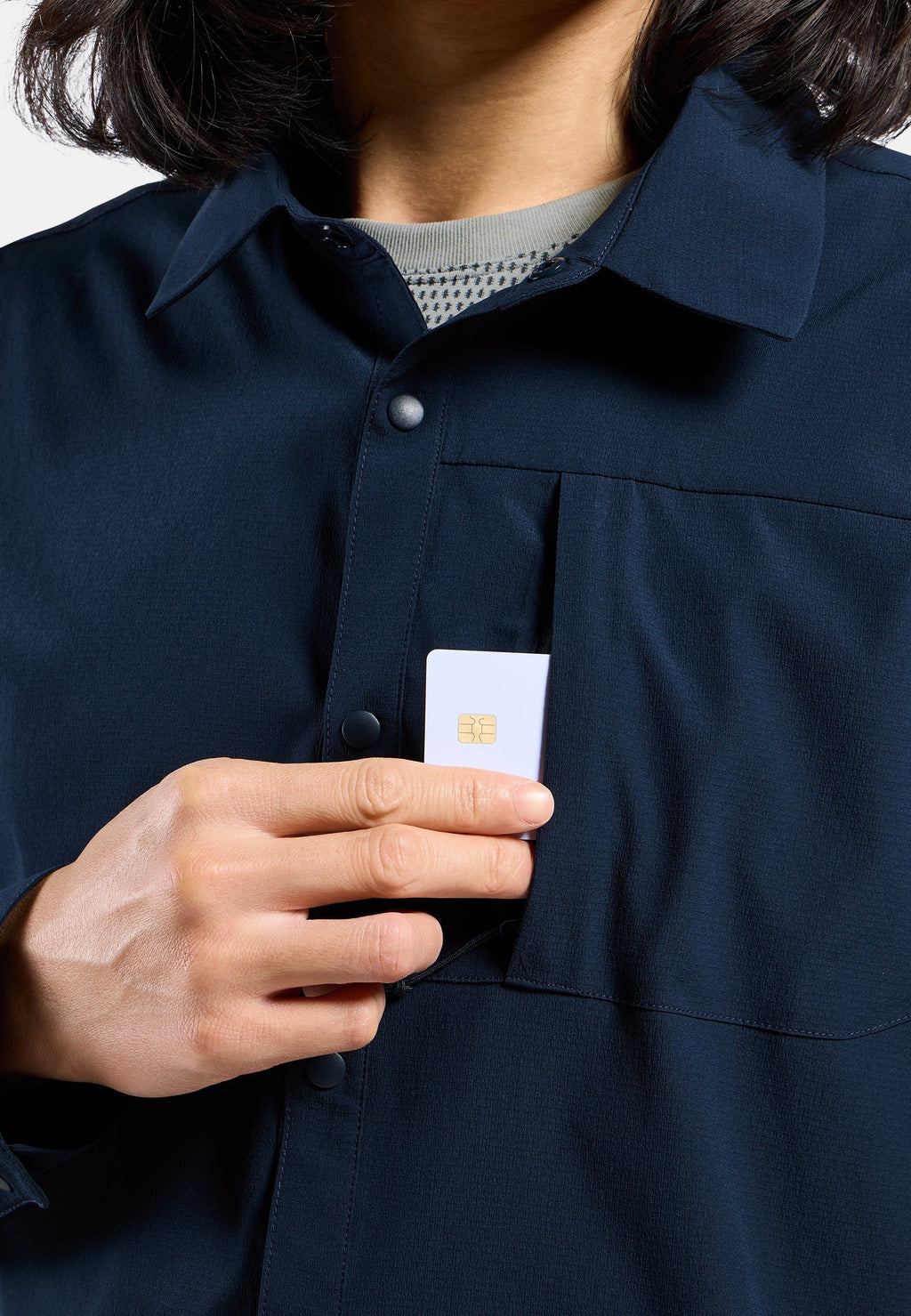 The Essentials long-sleeve hiking shirt