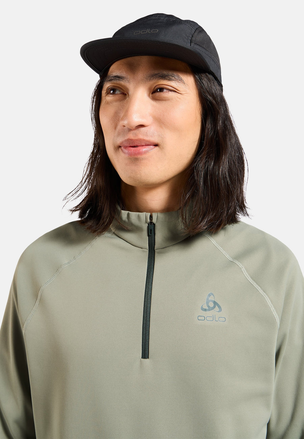 The Besso long sleeve half-zip mid layer
