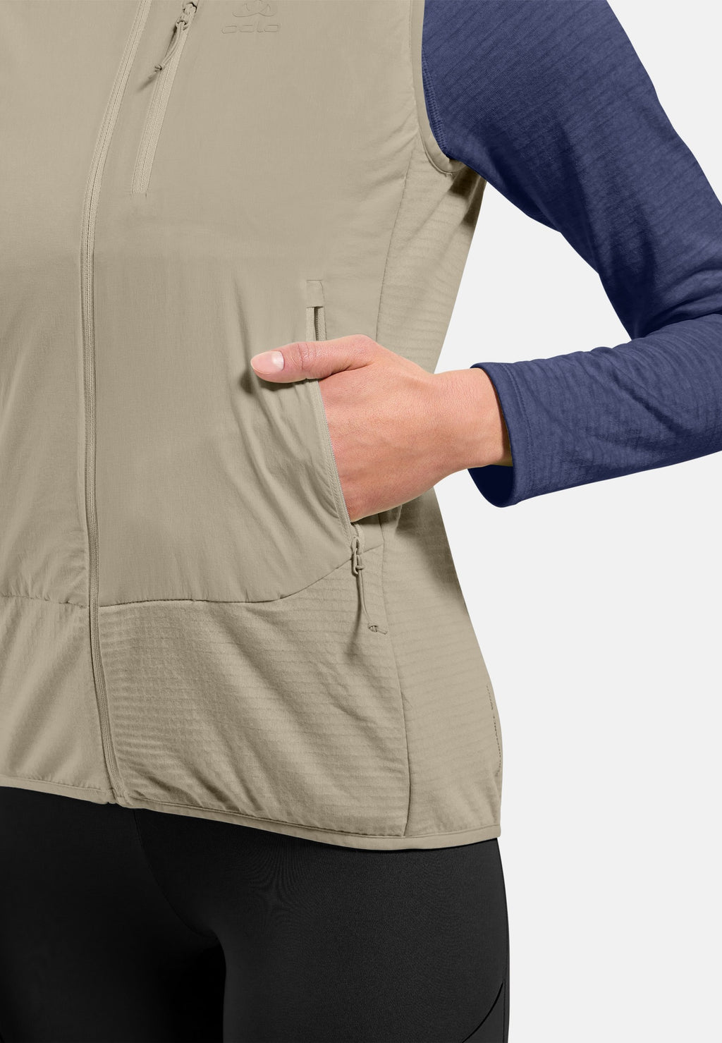 The Ascent wool insulated hybrid vest