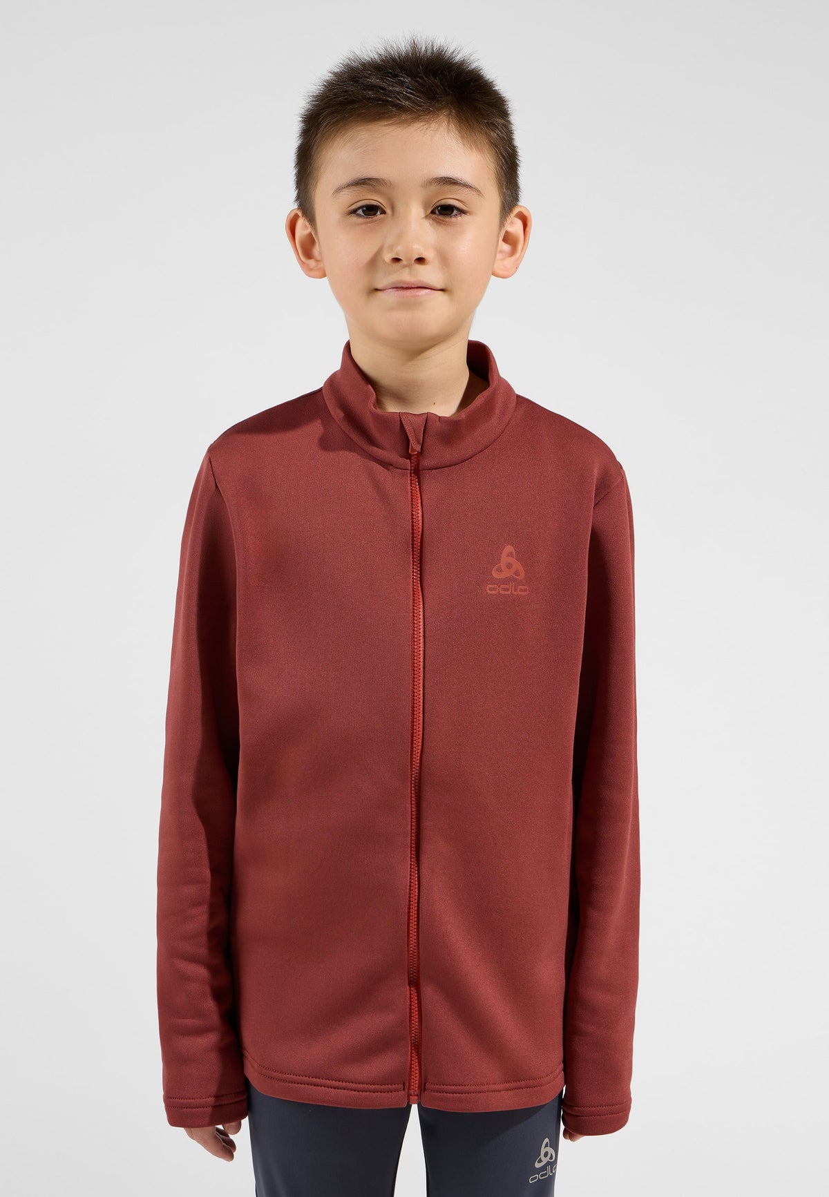 The Berra kids' mid layer zip