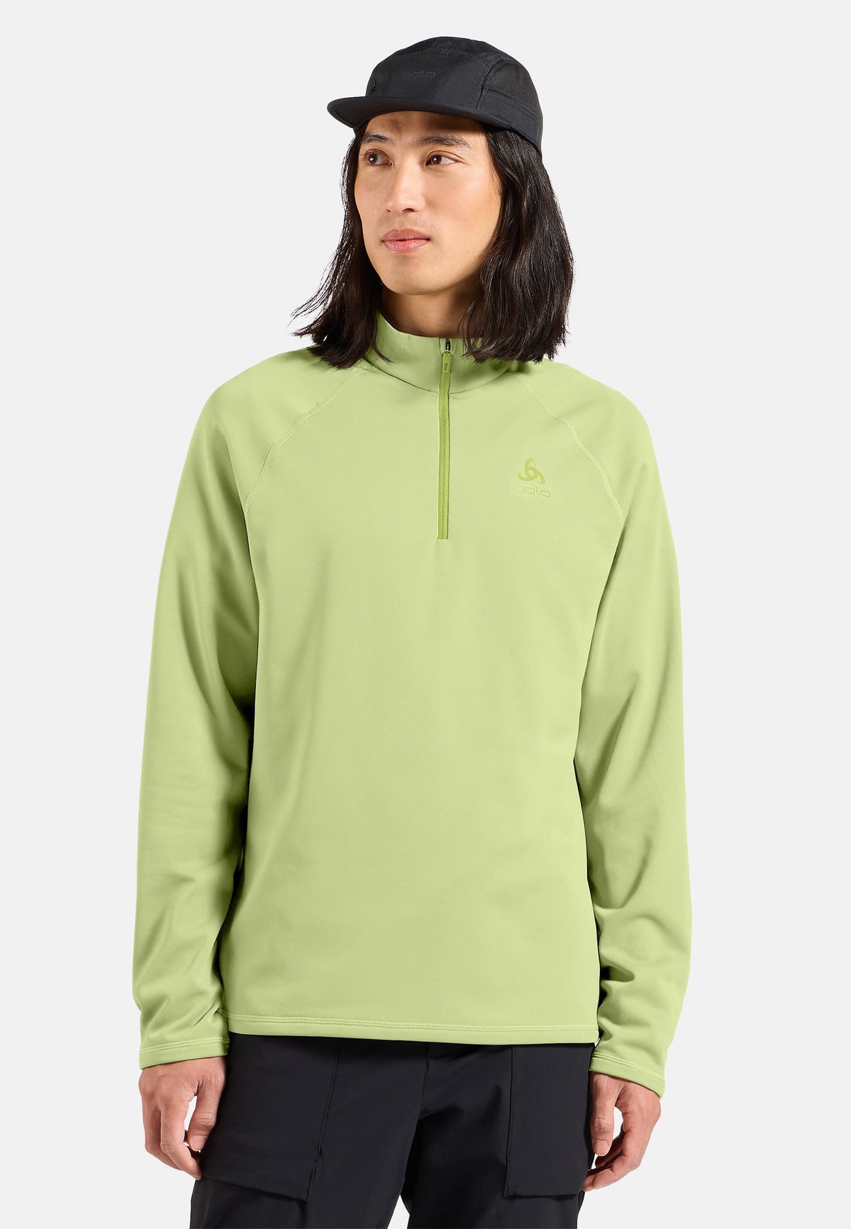 The Besso long sleeve half-zip mid layer