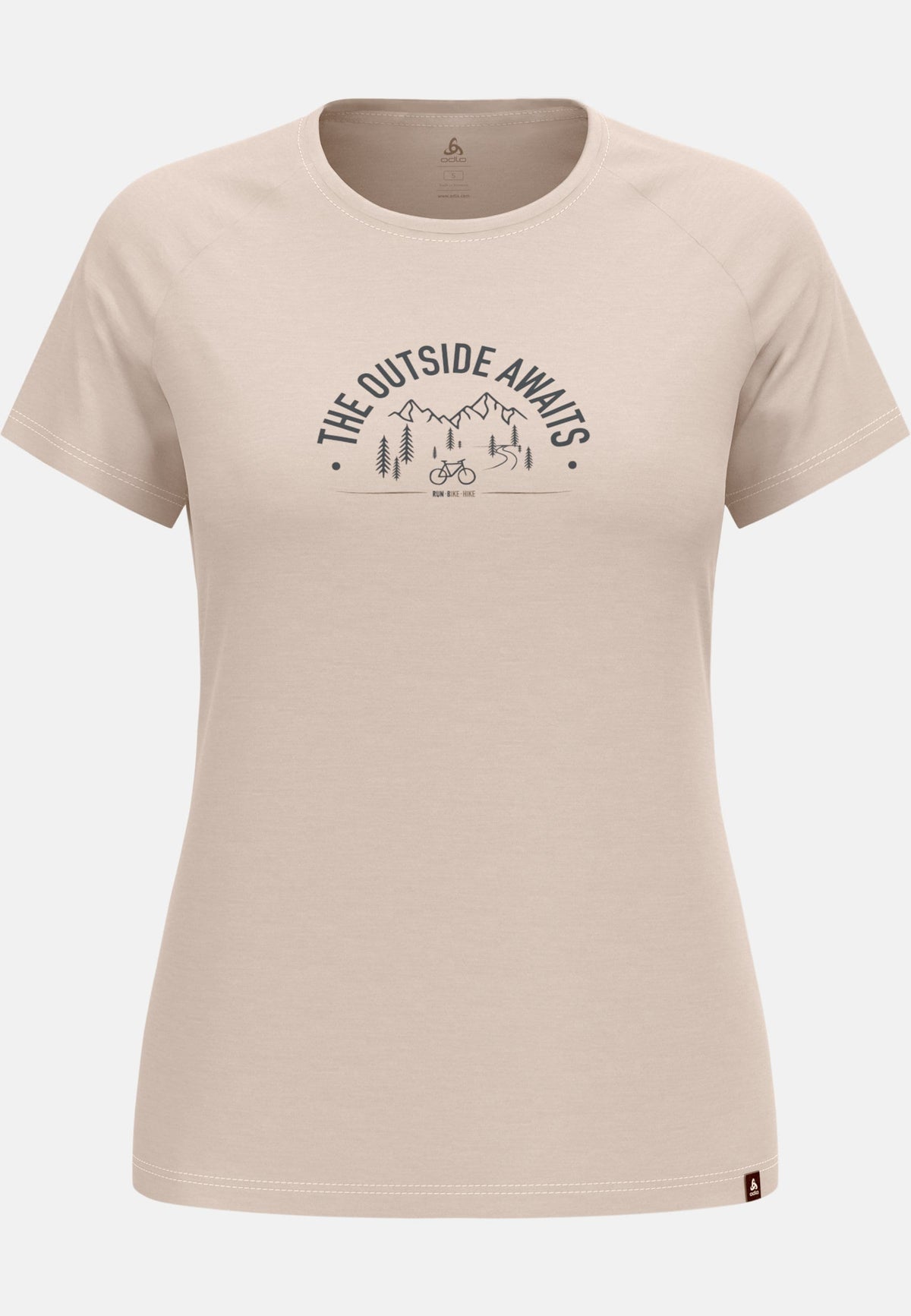 The Ride 365 Performance Wool 130 print t-shirt