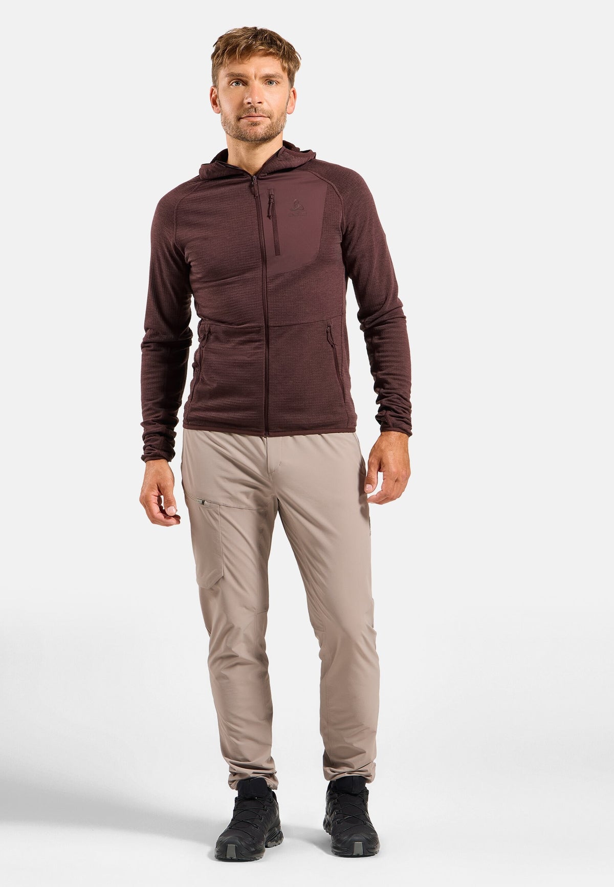 The Ascent mid layer hooded zip