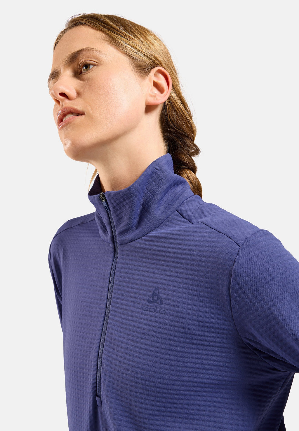 The Essentials Thermal half-zip running mid layer