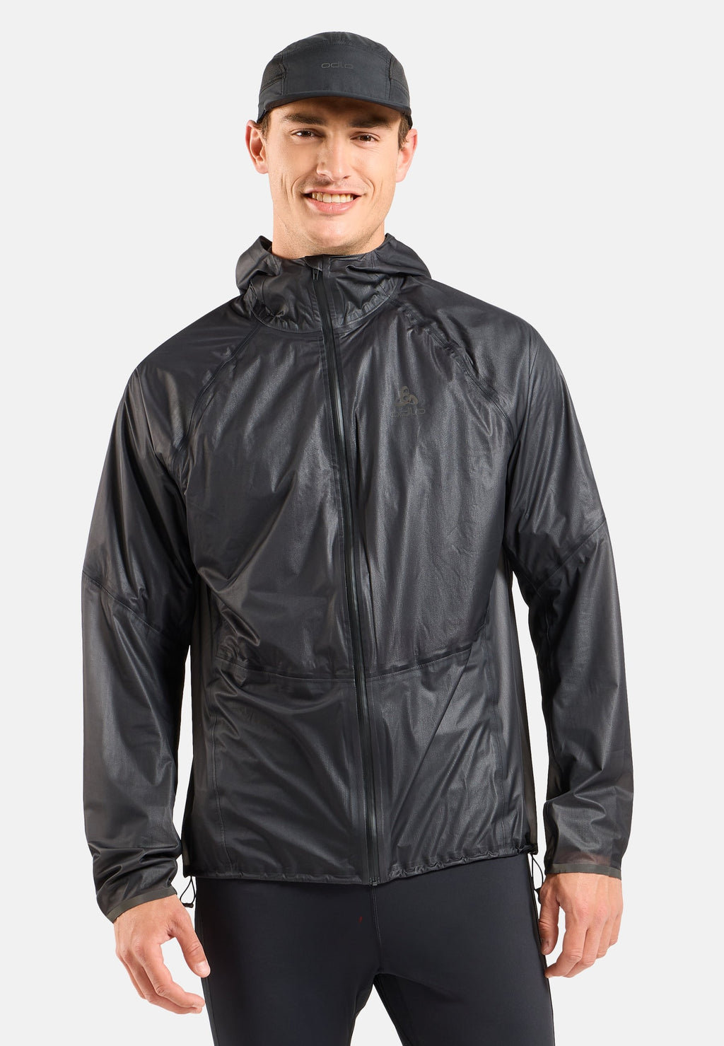 The Dual Dry Performance Knit waterproof insulated running jacket